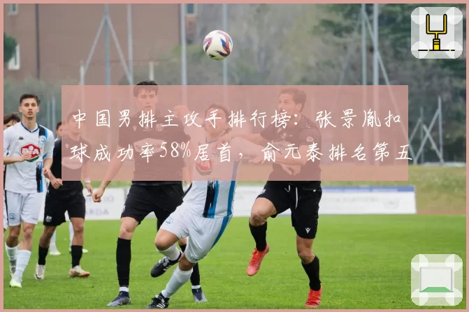 中国男排主攻手排行榜:张景胤扣球成功率58%居首,俞元泰排名第五